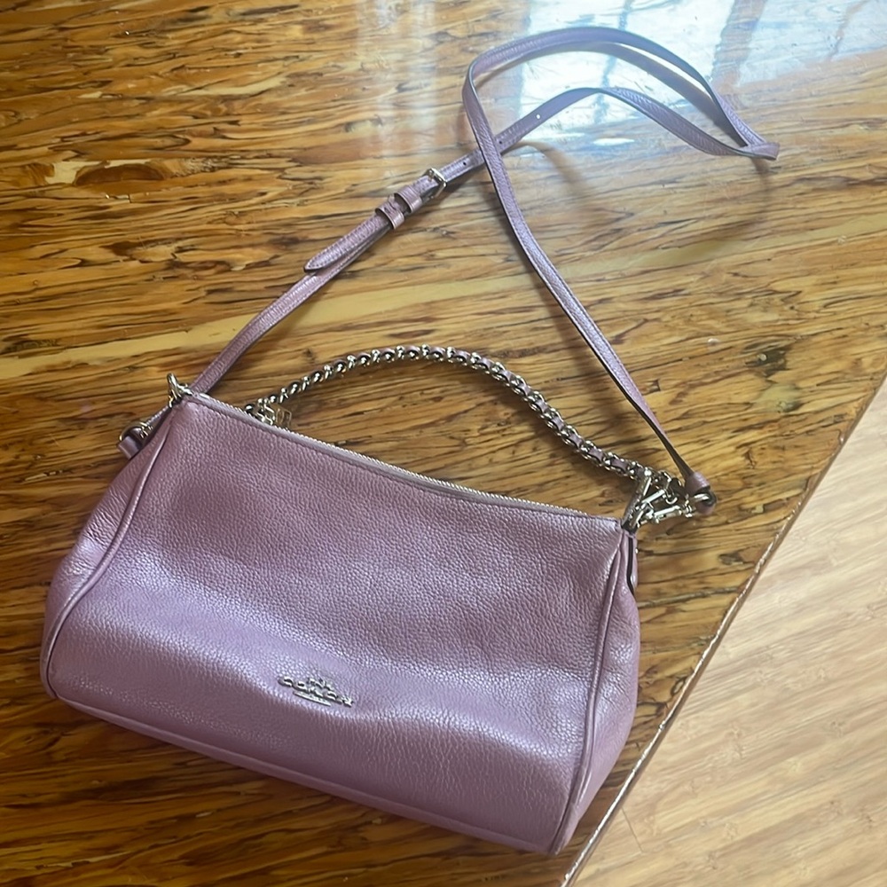 Lavendar  Coach shoulder bag
